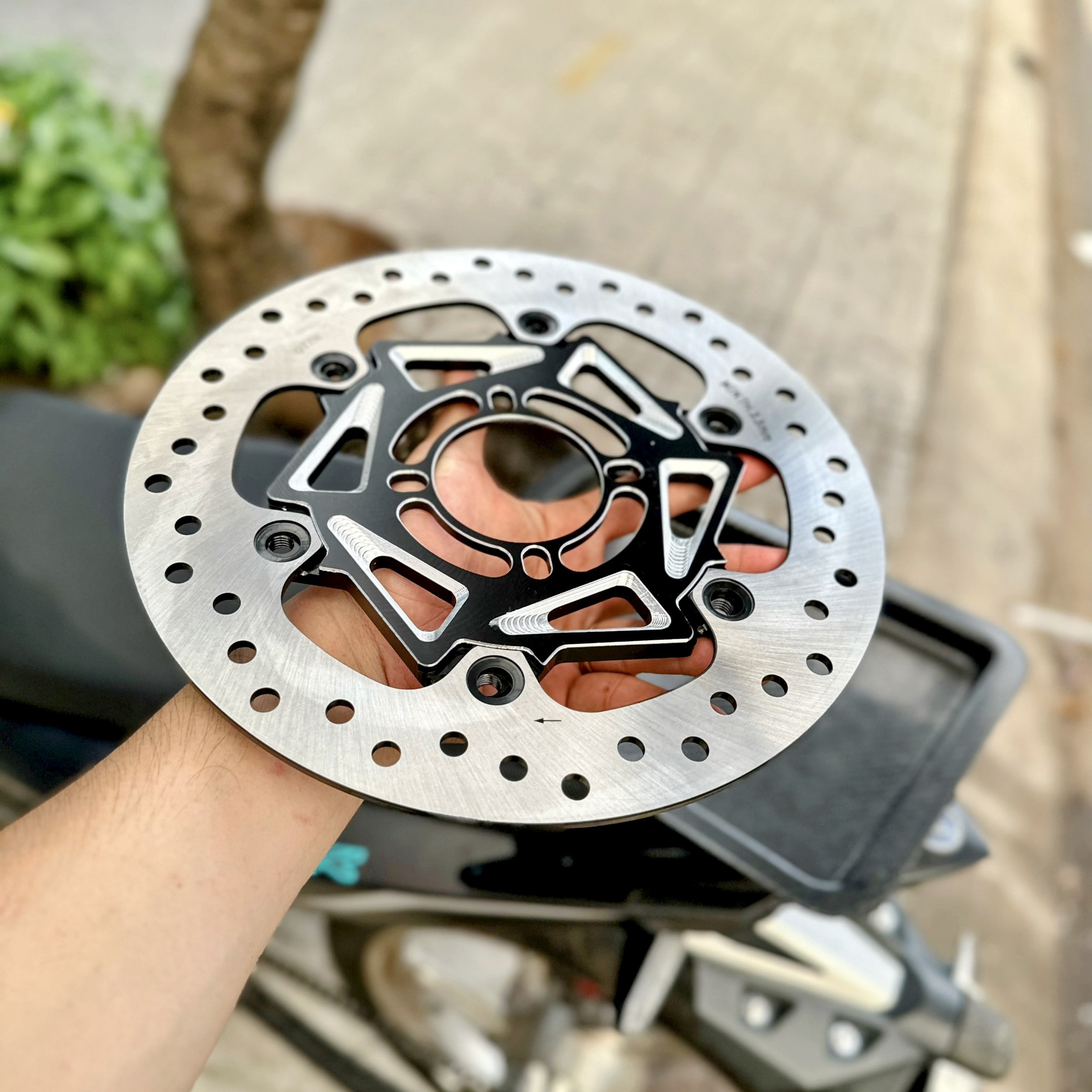 Đĩa thắng Winner + Lòng CNC 2 Line 260mm lắp đặt nhiều dòng xe