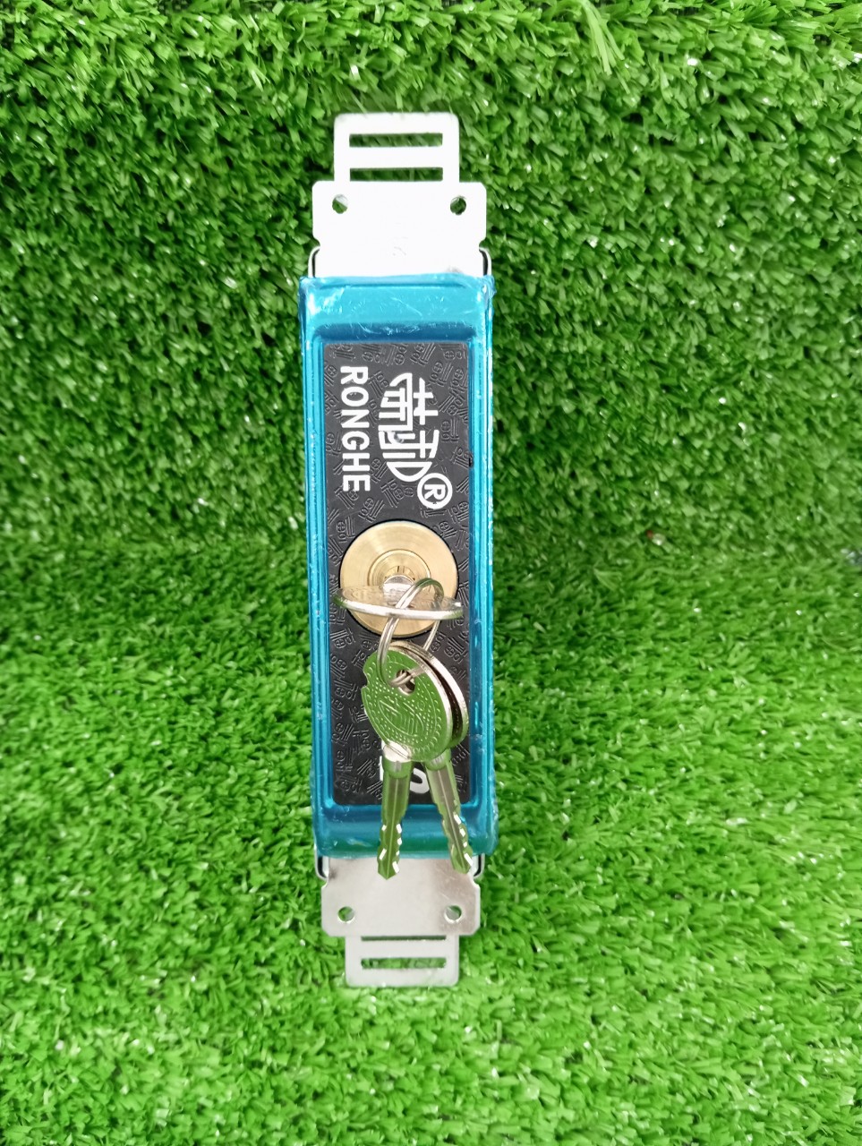 Khóa ngang cửa cuốn tấm liền (chìa 2 cạnh và chìa 4 cạnh)