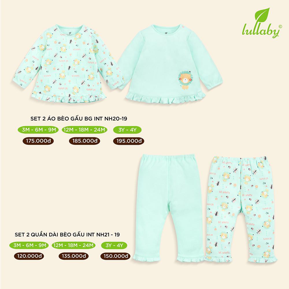 Lullaby - Set 2 bộ quần áo bé gái/bé trai NH2021-19