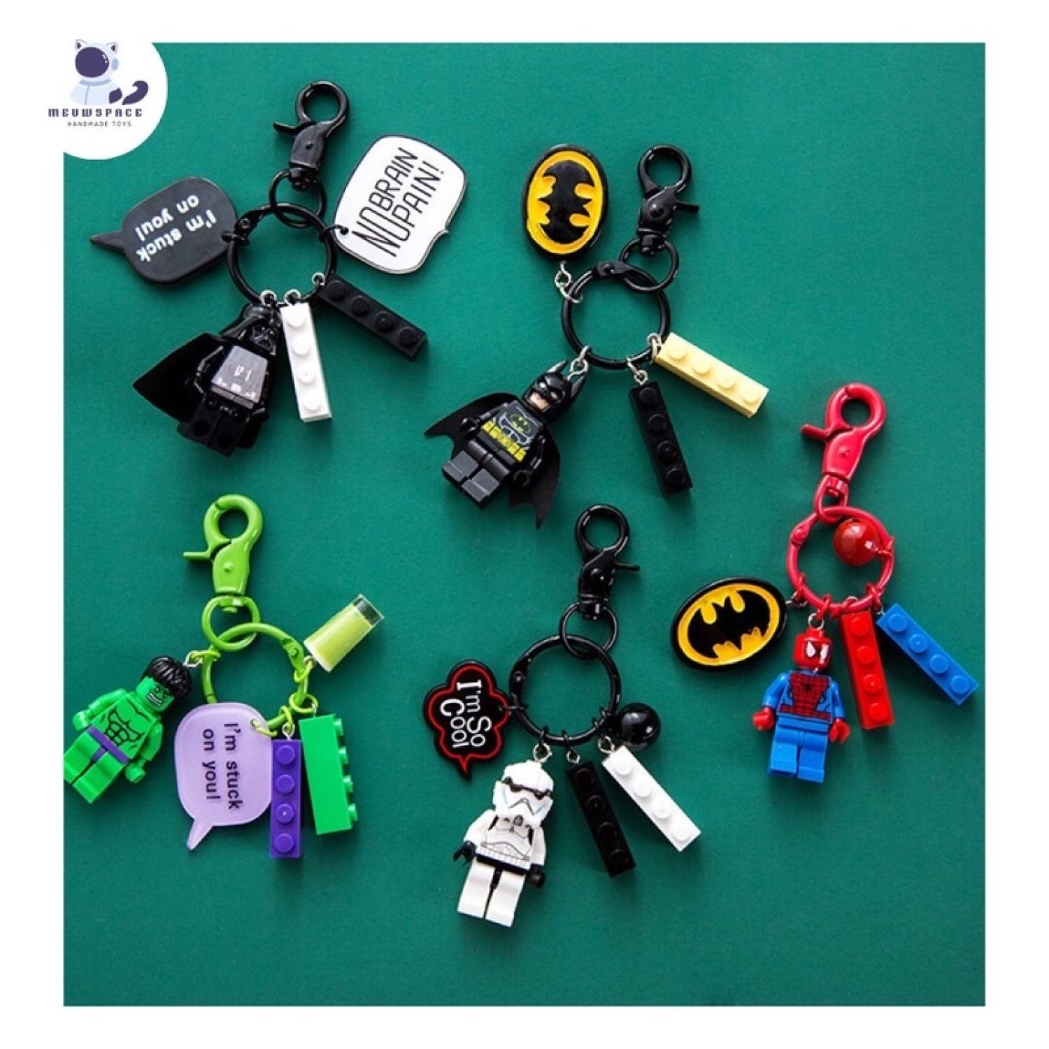 Móc khoá lego nhân vật hoạt hình