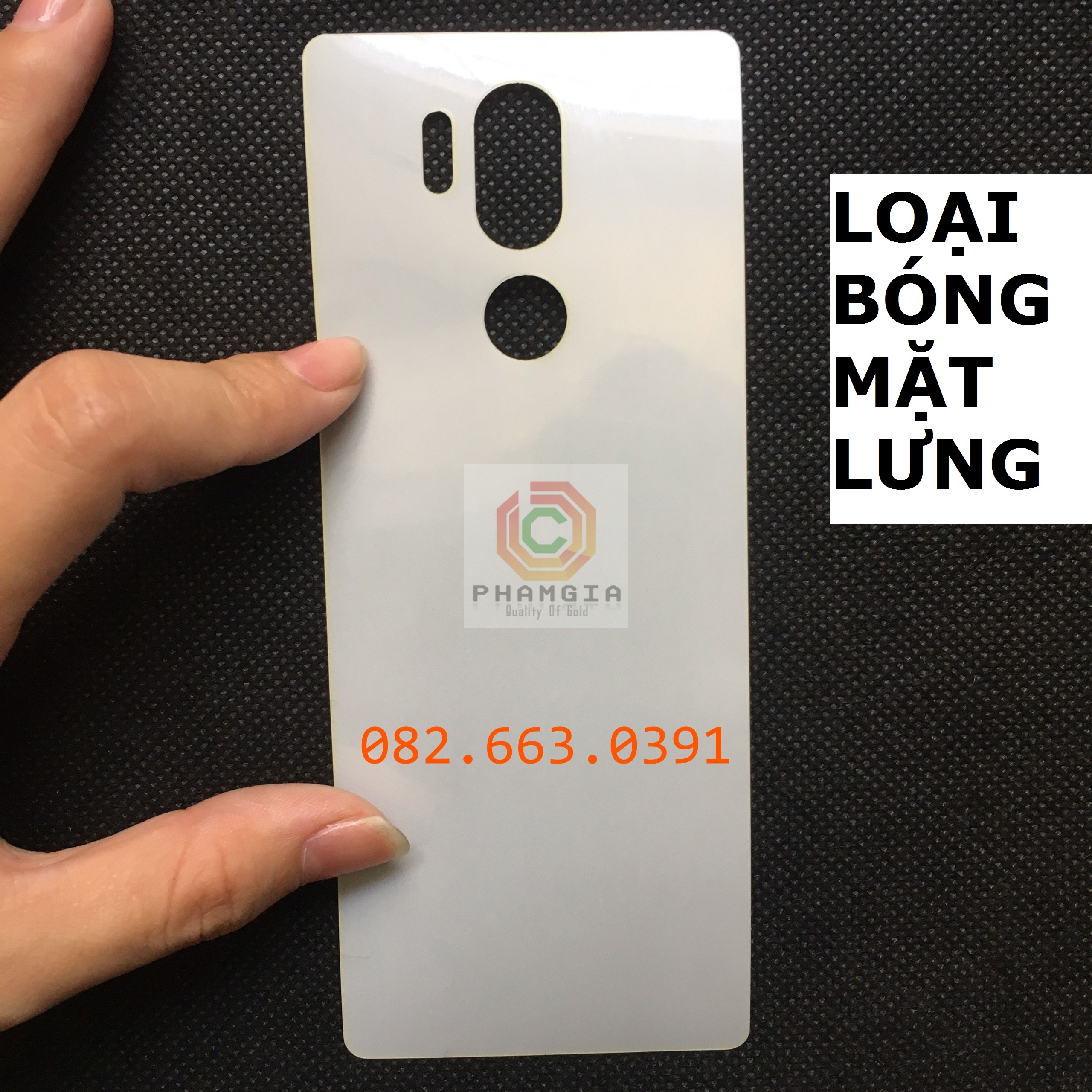 Dán ppf bóng, nhám cho LG G7 mặt lưng siêu bảo vệ