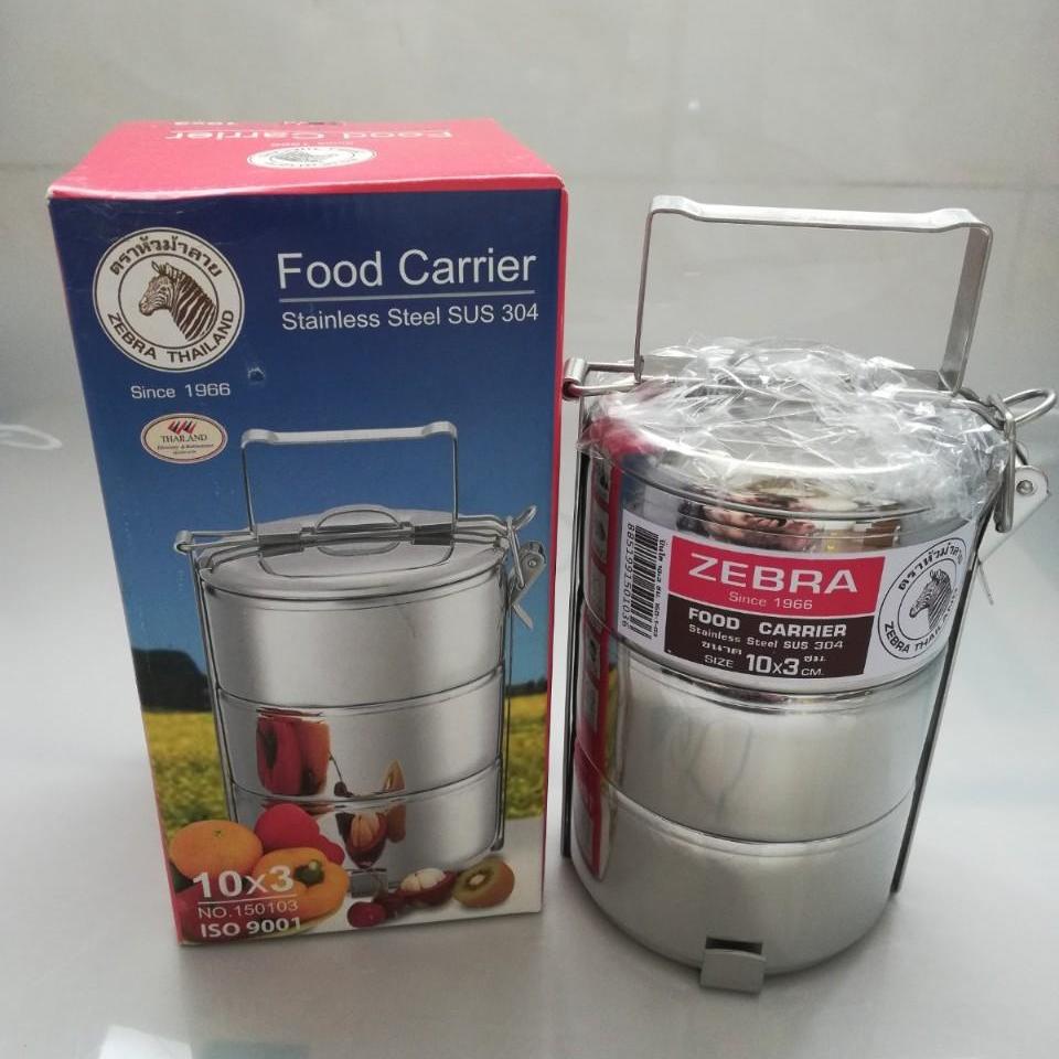 [HCM]Camen Inox Zebra 10cmx3 ngăn-150103