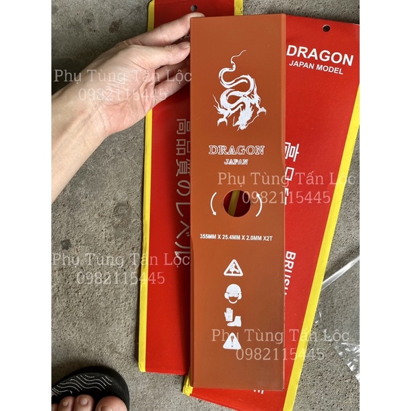 Dao cắt cỏ Daragon  vuông 2 li