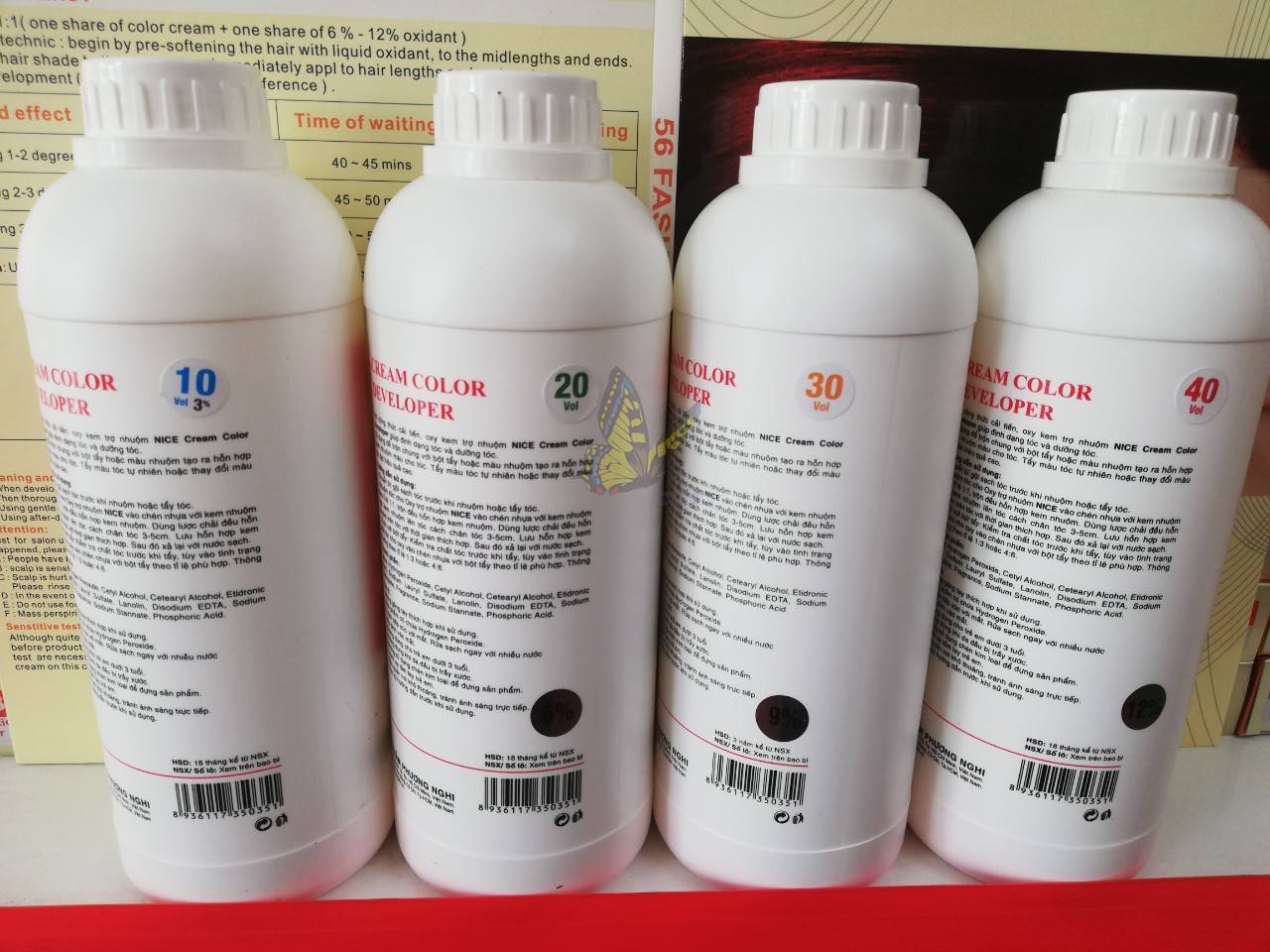 Oxy trợ nhuộm siêu thơm Nice 1000ml