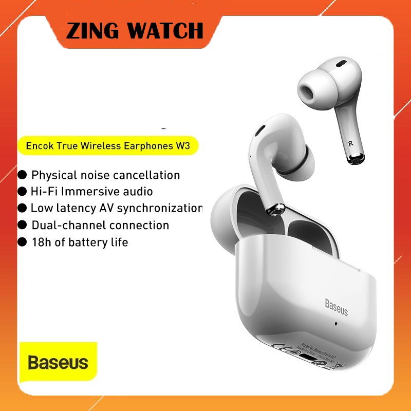 Tai nghe Bluetooth Baseus Encok True Wireless Earphone W3