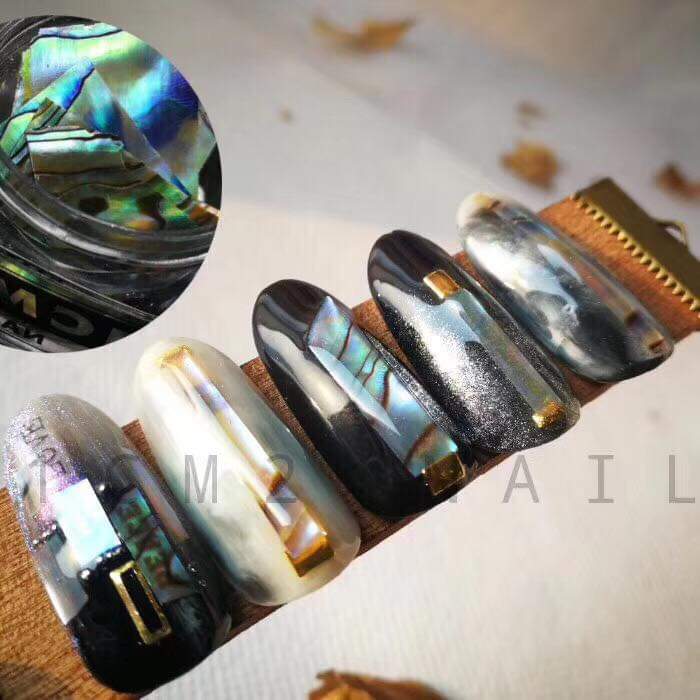 Xà Cừ Set 12 Màu ( Trang Trí Móng - Đắp Gel Ẩn )