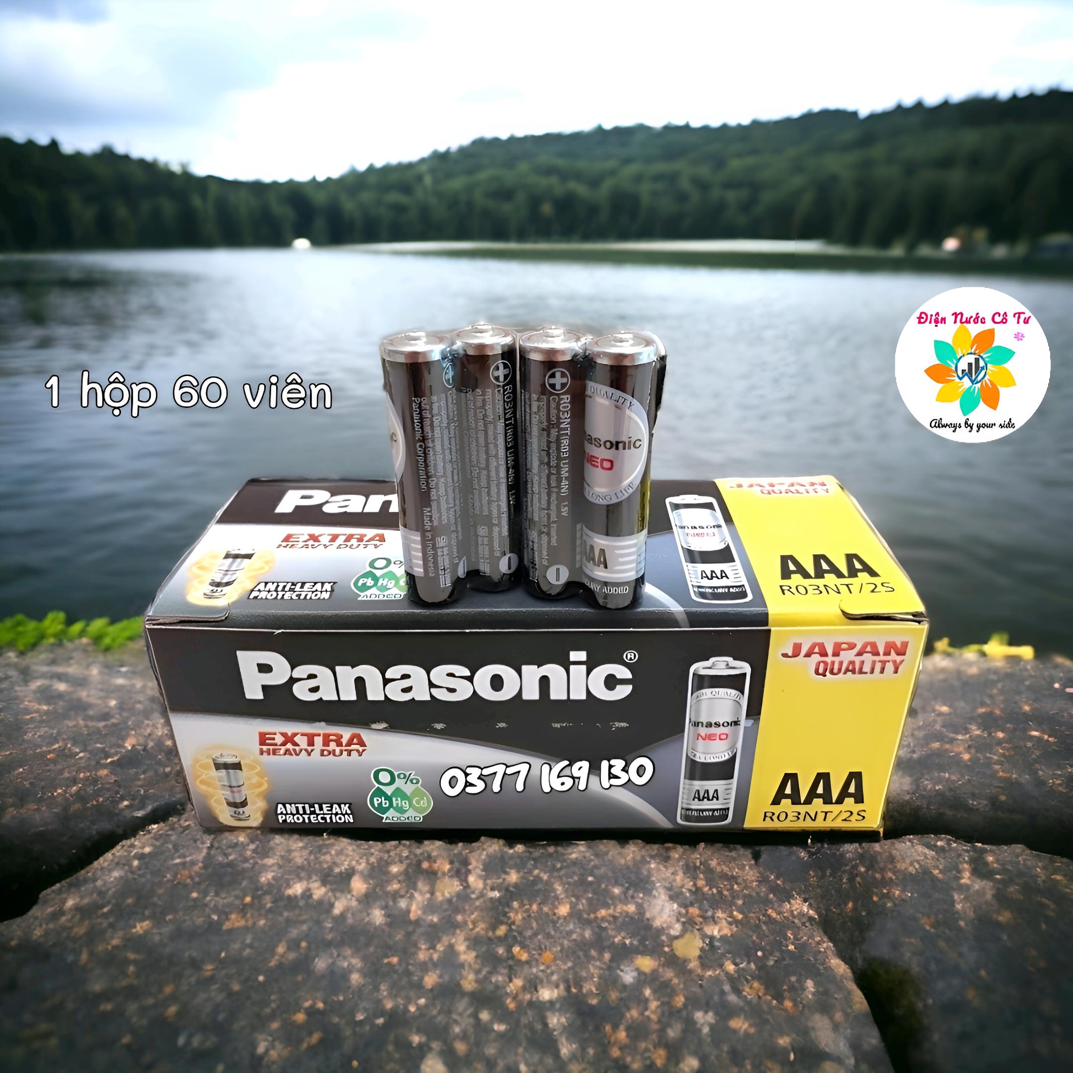 1 hộp 60 viên pin AAA Panasonic 1.5V