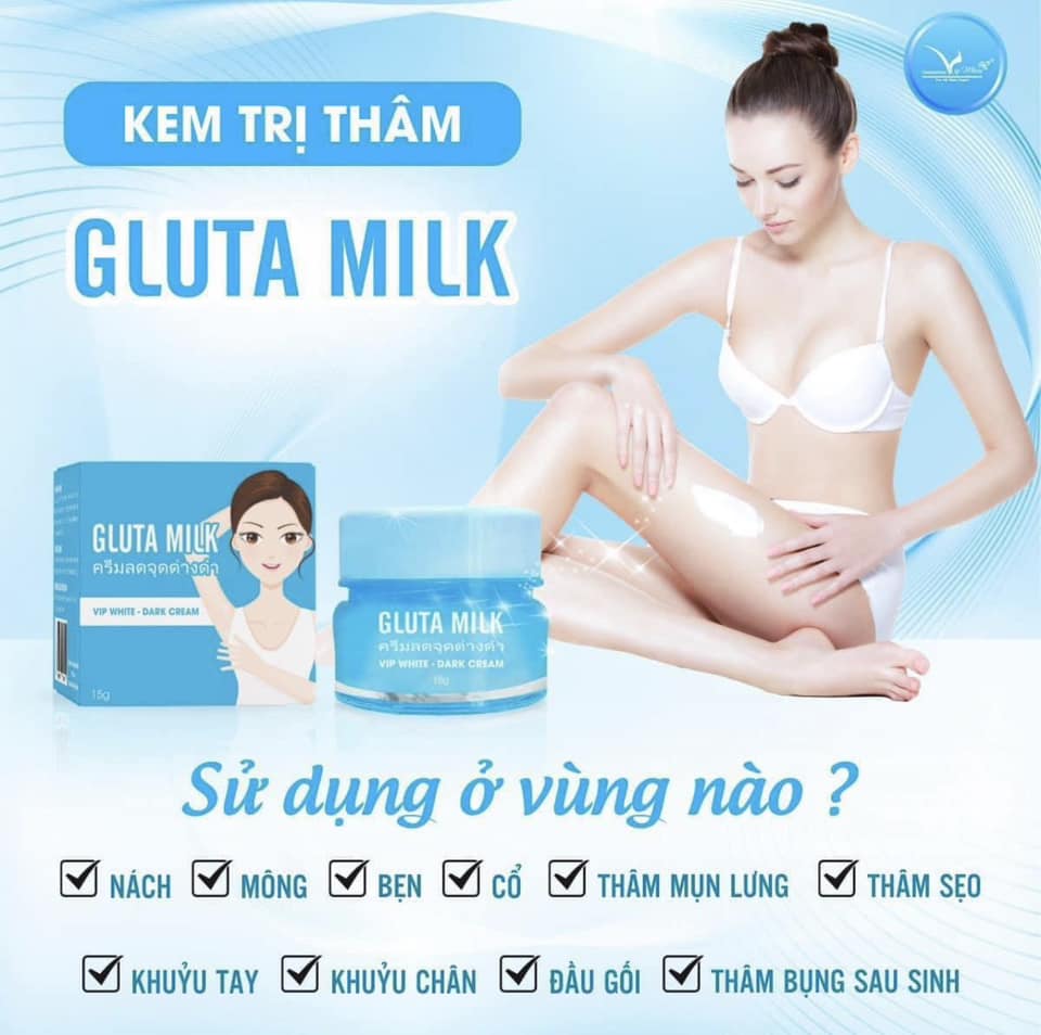 [MUA 1 TẶNG 1] KEM GIẢM THÂM NÁCH Gluta Milk