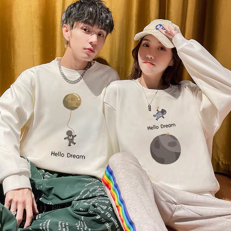 ÁO ĐÔI SWEATER HELLO DREAM NAM NỮ ĐẦY CÁ TÍNH