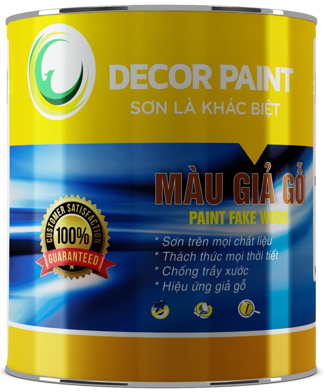 Màu vẽ Giả Gỗ Decor Paint loại 1 lít