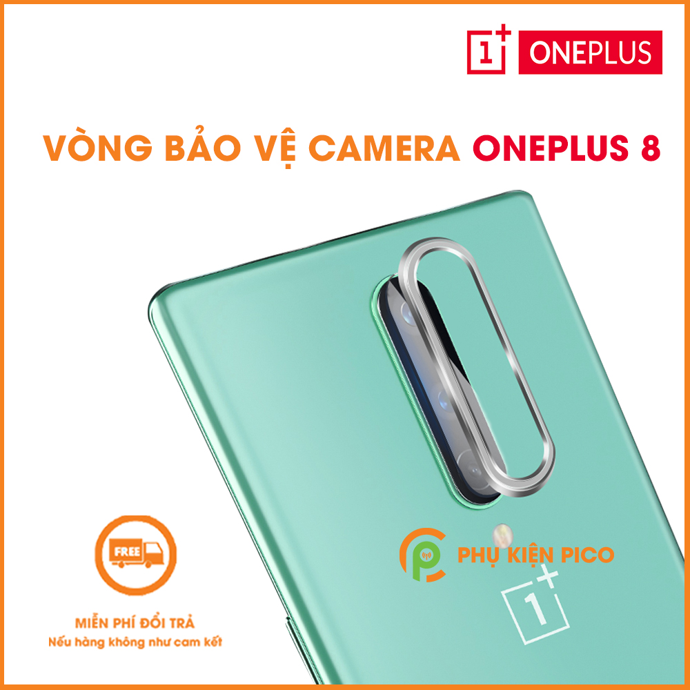 Vòng bảo vệ camera Oneplus 8 / Oneplus 8 Pro kim loại ốp viền camera chống xước - Dán camera Oneplus 8 Pro