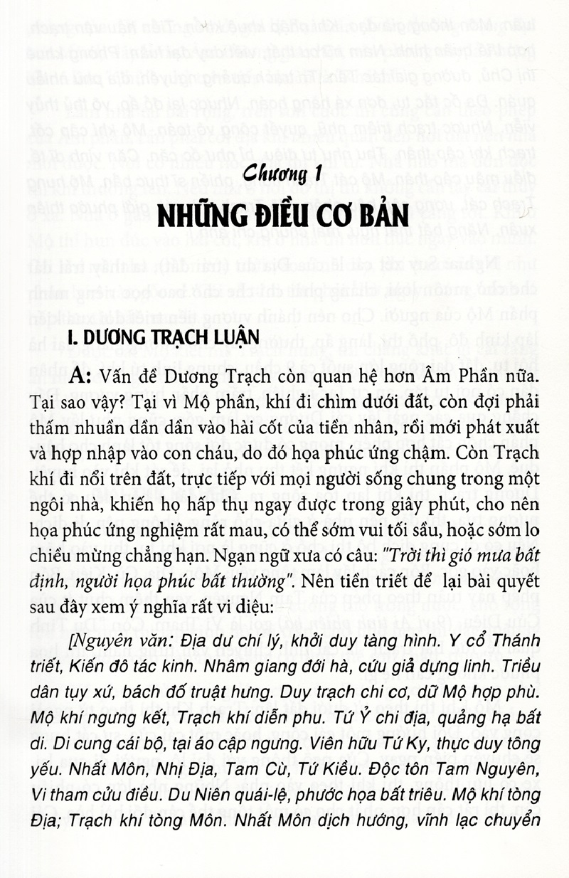 [HCM]Quyết Địa Tinh Thư - Dương Trạch Tổng Luận