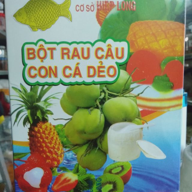 Hộp bột rau câu con cá dẻo