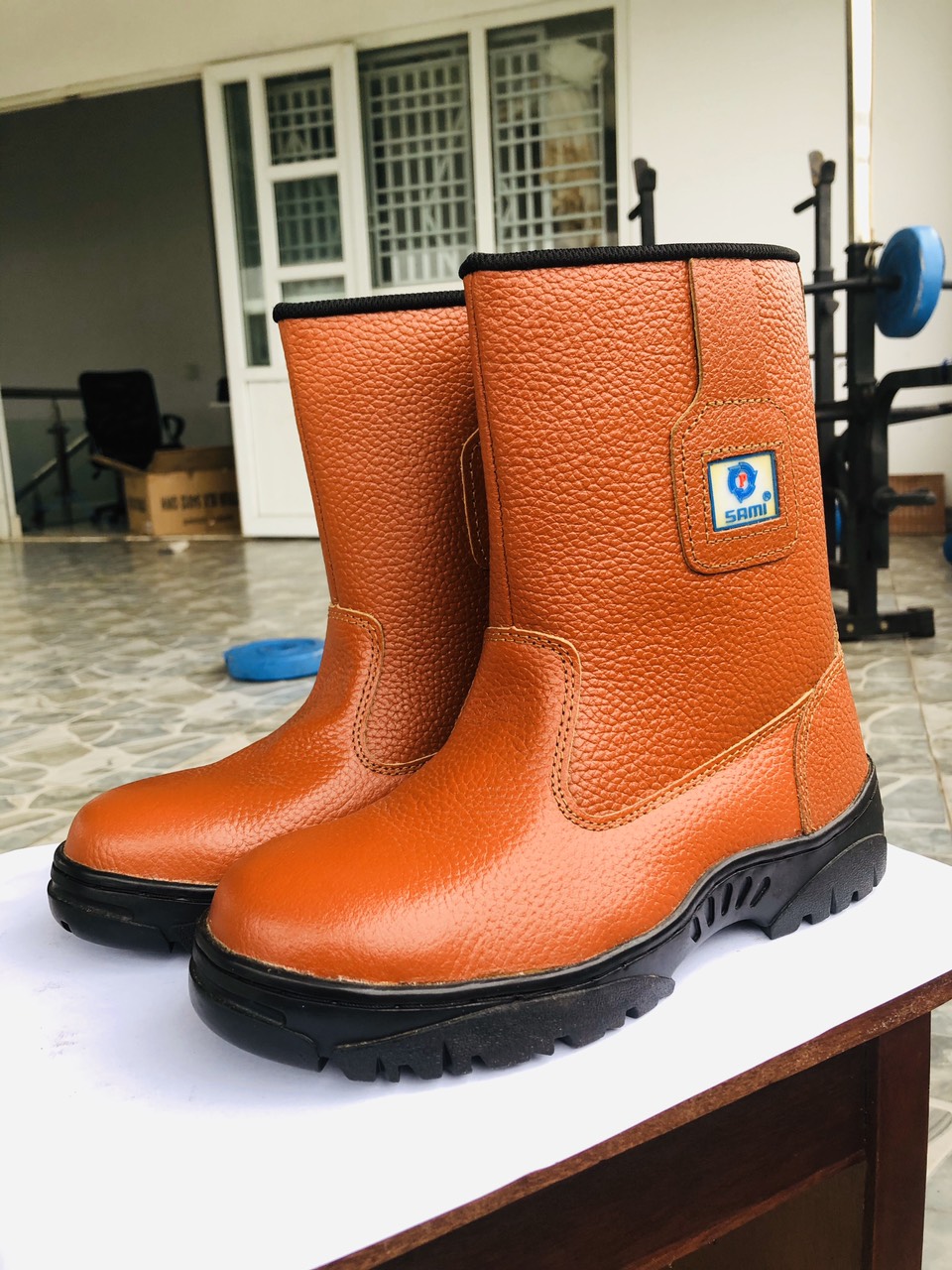 Ủng bảo hộ mũi đế thép Sami