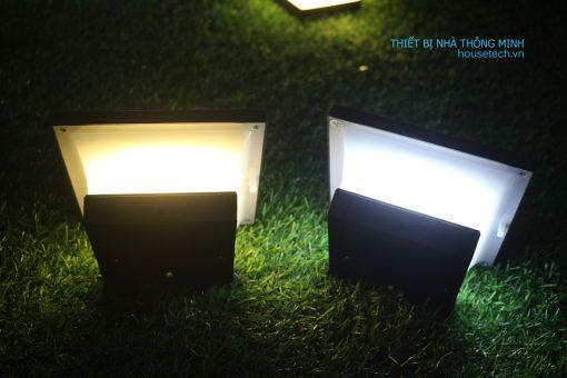 Đèn trụ rào đen năng lượng mặt trời