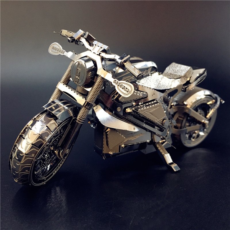 Mô Hình 3D Kim Loại Lắp Ráp Mô Tô Harley-Davidson Project Livewire [Chưa Lắp]