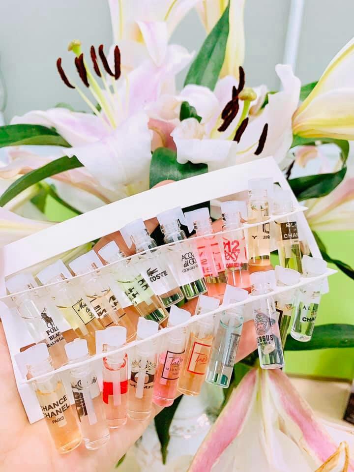 Set 20 ống nước hoa test mini-ống 20ml