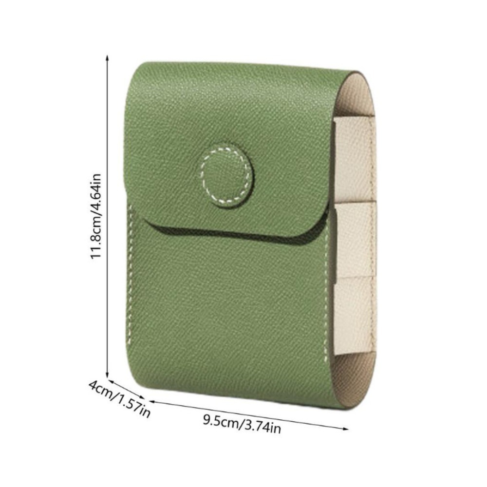 DAGLIGT Golf Accessory Golf Equipment Leather Protective Case Ranging Instrument Bag Waterproof Box Stitching Case Leather Box Golf Rangefinder ic Case Golf Ball Bag Diastimeter Case For Golf Leather Storage Case