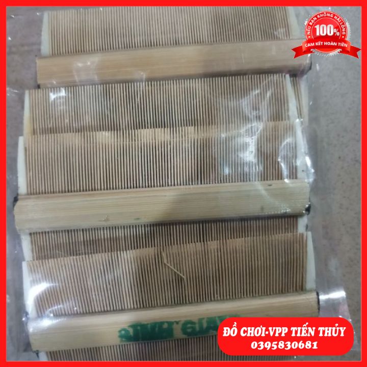 Lược bí gỗ chăm sóc da đầu, chải chấy chí