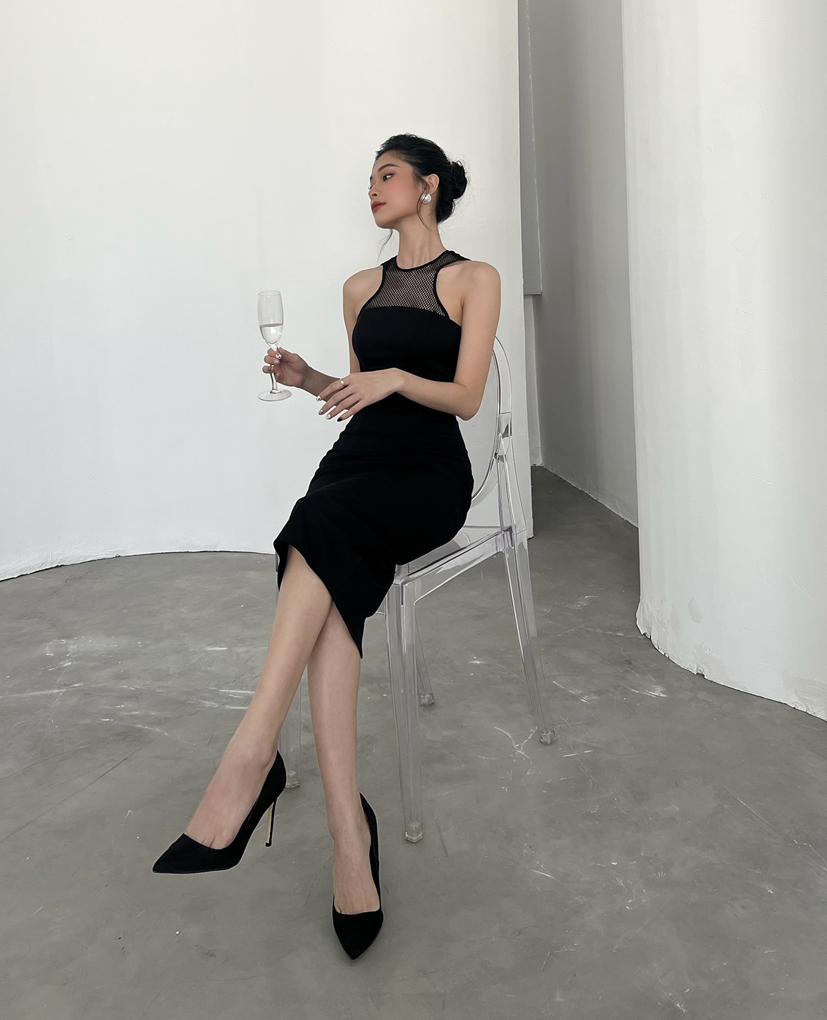 BBSTORE'S Đầm Body Hở Lưng Dự Tiệc Tôn Dáng -D1578