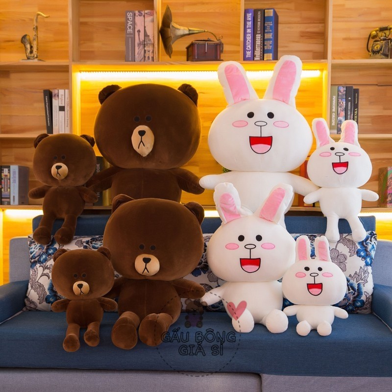 GẤU BROWN NHỒI BÔNG SIZE LỚN DỄ THƯƠNG CHO BÉ