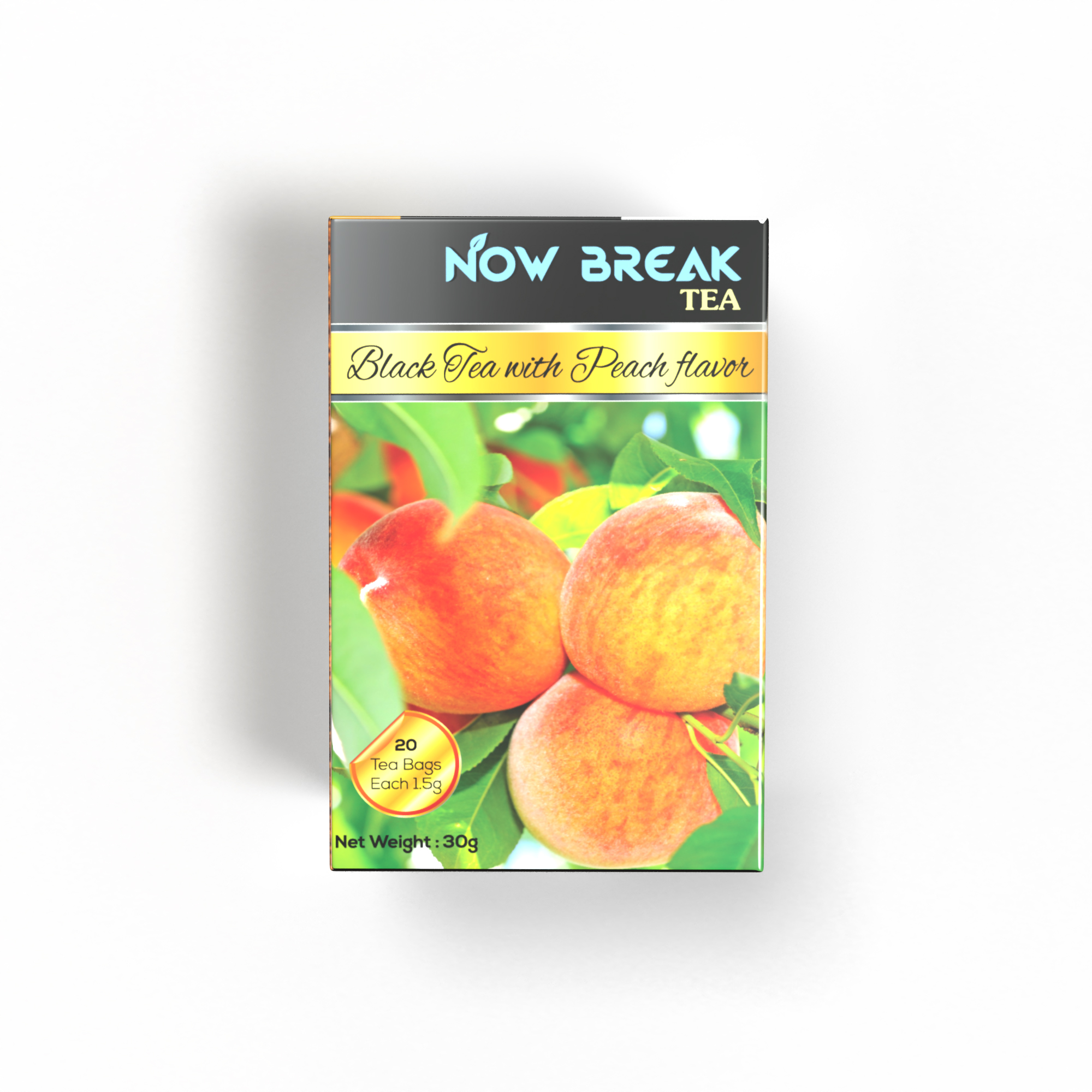 Trà Đào Now Break Tea, 30g, 20 túi trà