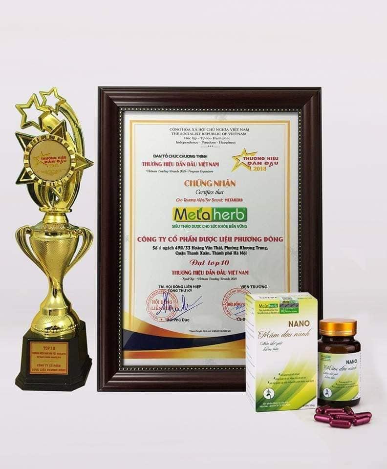 combo 2 hộp Nano Mầm đậu nành Metaherb