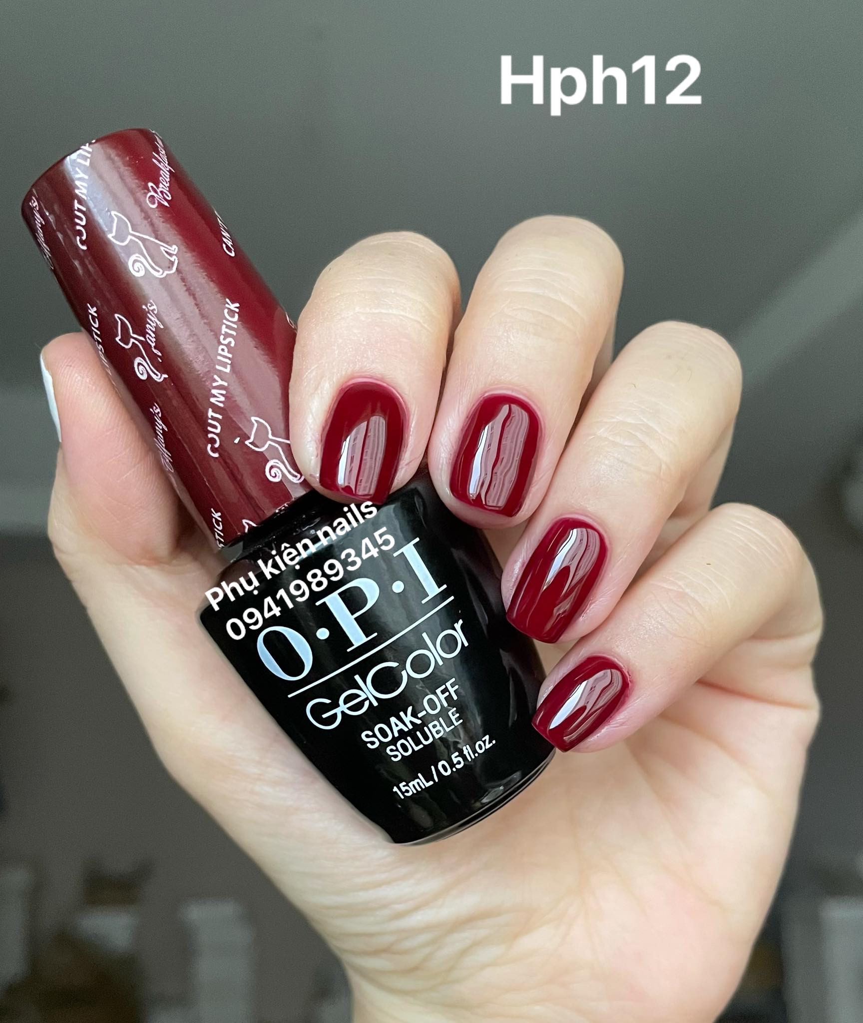 [HCM]Sale 50% Sơn Móng Tay -Sơn Gel Hơ Máy Opi (HPH12)