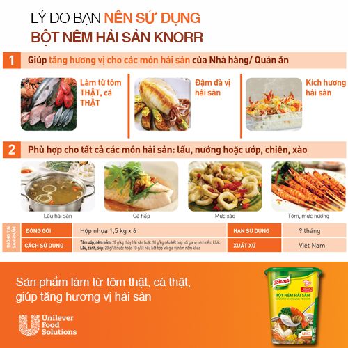 Knorr Bột Nêm Hải Sản 1.5kg