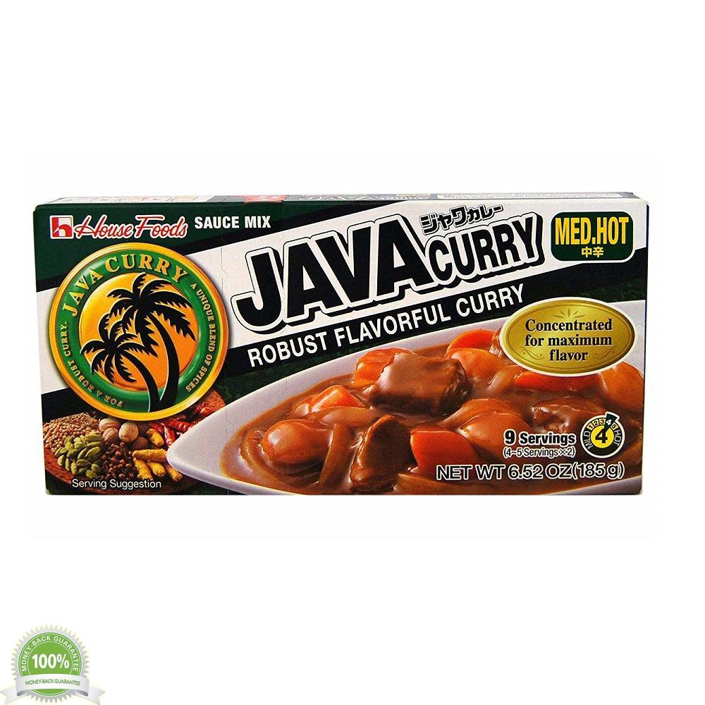 Viên Xốt Cà Ri Cô Đặc Vị Cay Java House Foods 185g