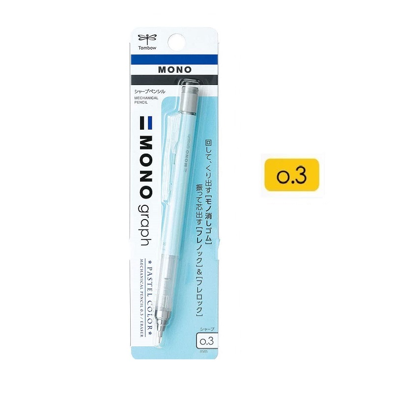 Bút chì bấm Tombow Mono Graph Shaker màu Pastel