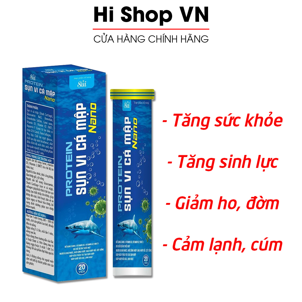 Viên sủi tăng cường sức khỏe sinh lực, giảm ho đờm, cảm lạnh