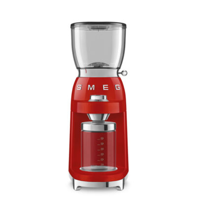 Máy xay hạt cafe smeg cgf01rdeu red - gia dụng mt 88