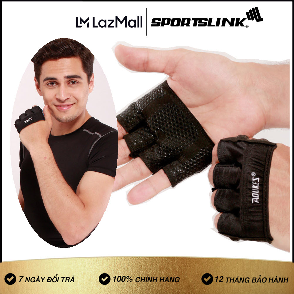Găng tay tập gym Aolikes 4 ngón Unisex HS-111