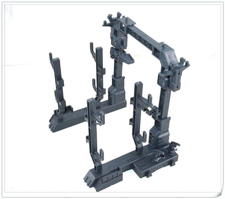 Mô hình lắp ghép sa bàn gundam - mô hình xưởng robot - domain base cho sd rg mg pg gundam