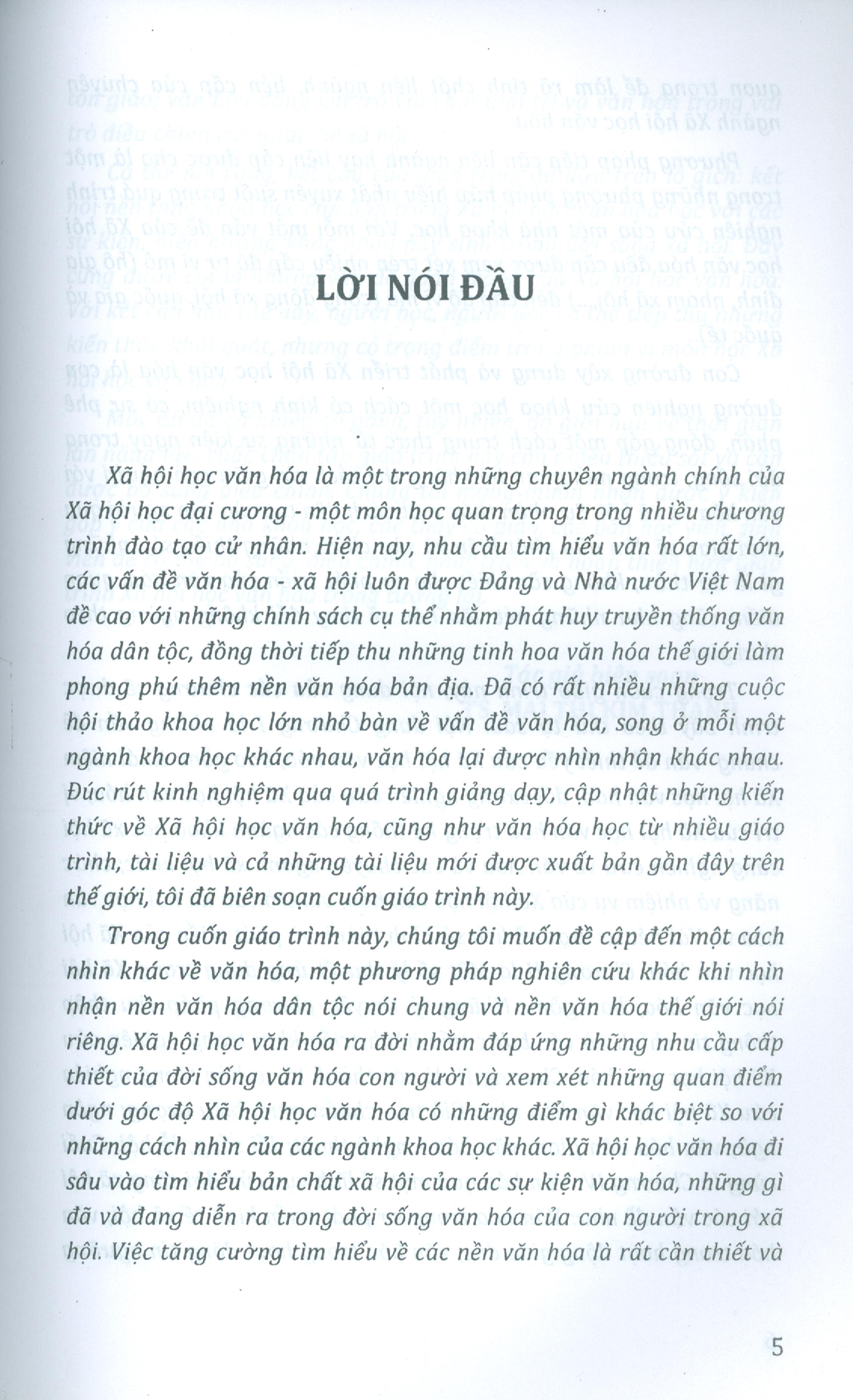 Giáo Trình Xã Hội Học Văn Hóa
