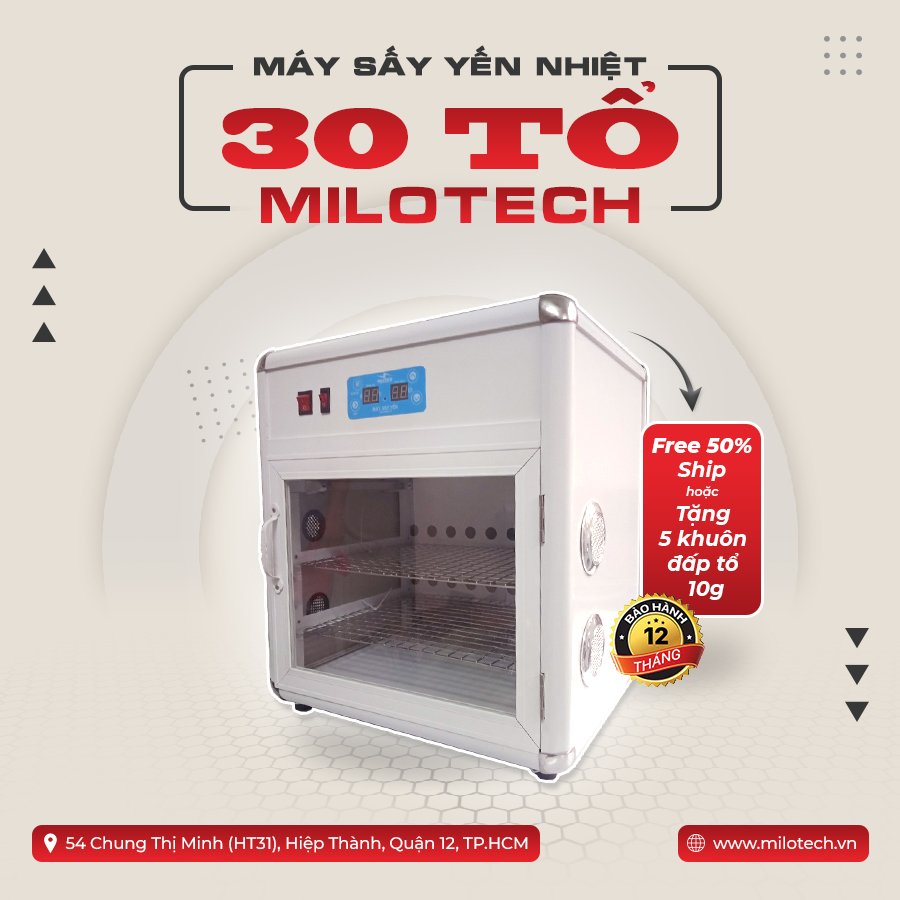 [HCM]Máy sấy tổ yến 30 tổ giá rẻ