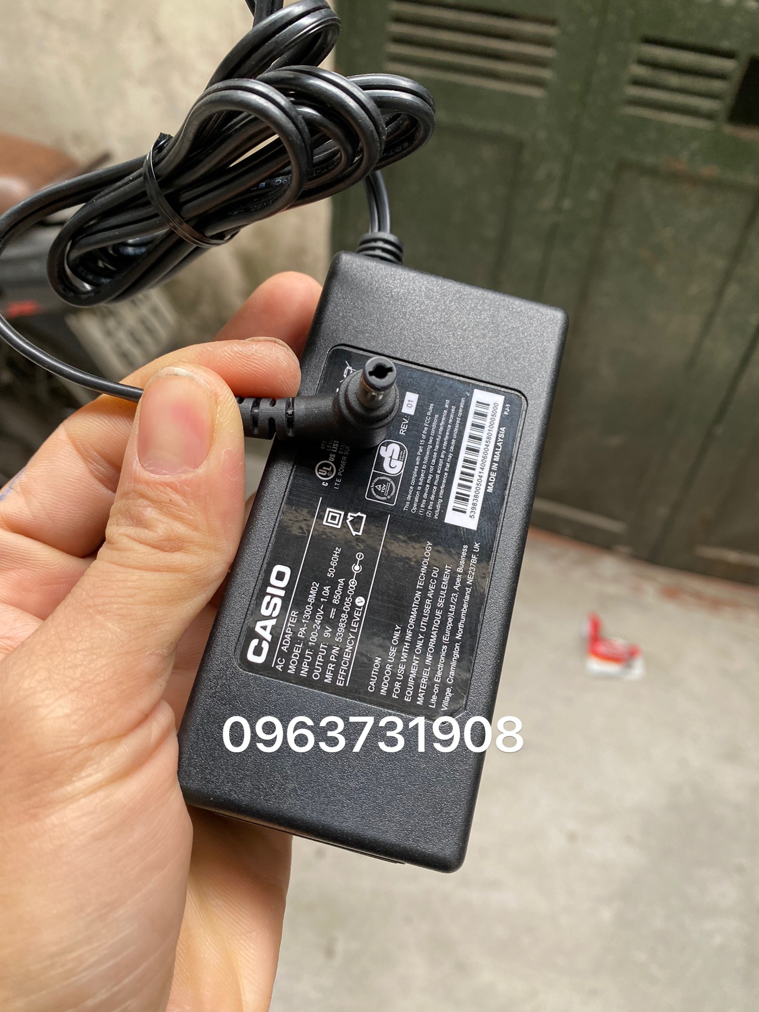 Adapter nguồn cho đàn casio CTK-660L 9V 850ma