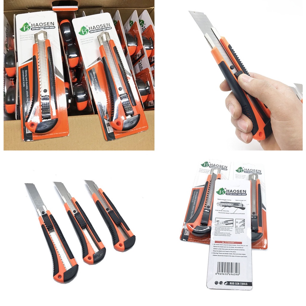 Dao rọc giấy loại xịn có vĩ (dài 16cm)