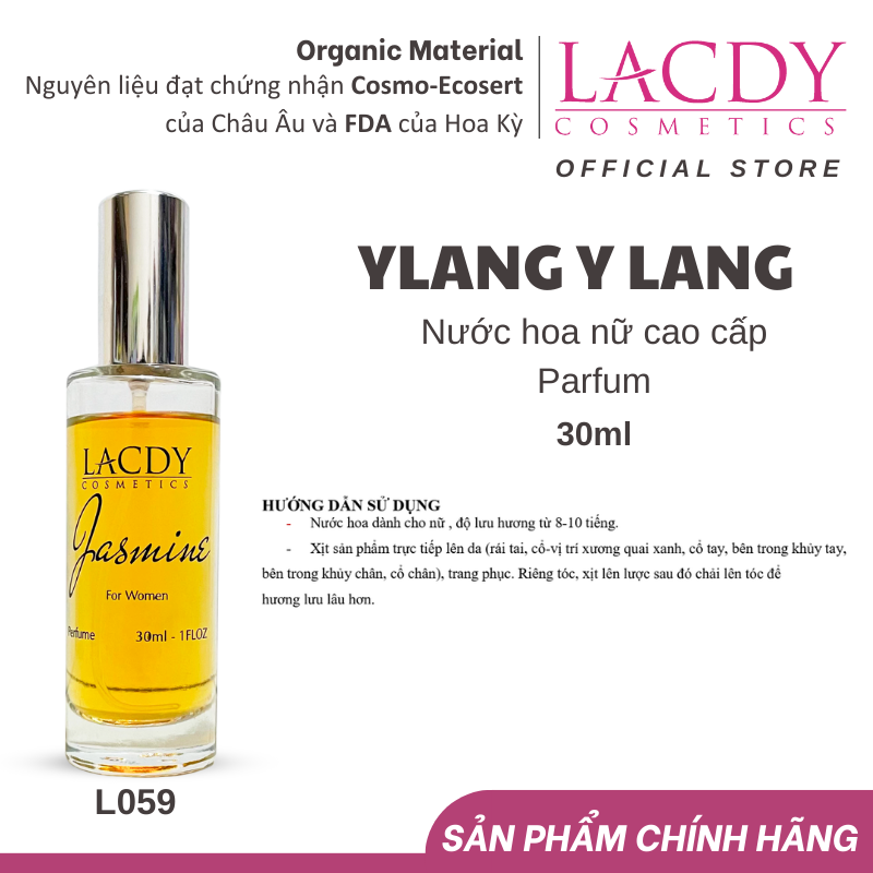 059 – JASMINE – Nước hoa nữ hương Hoa Lài (30ml)