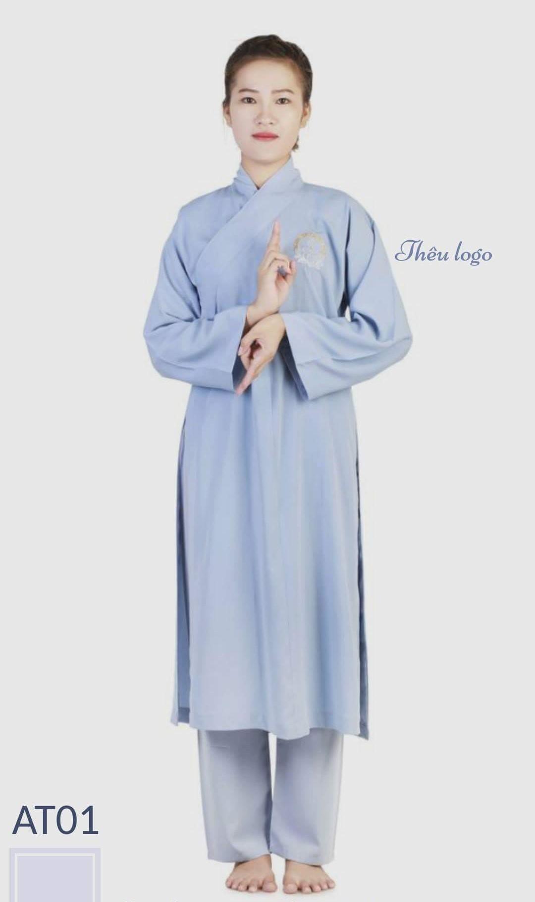 [HCM]Áo tràng phật tử ( Vải kate)