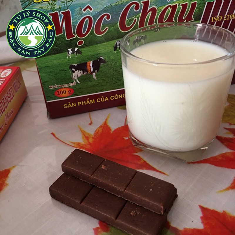 Bánh sữa Cacao Mộc Châu 200g (Bánh sữa vị Cacao)