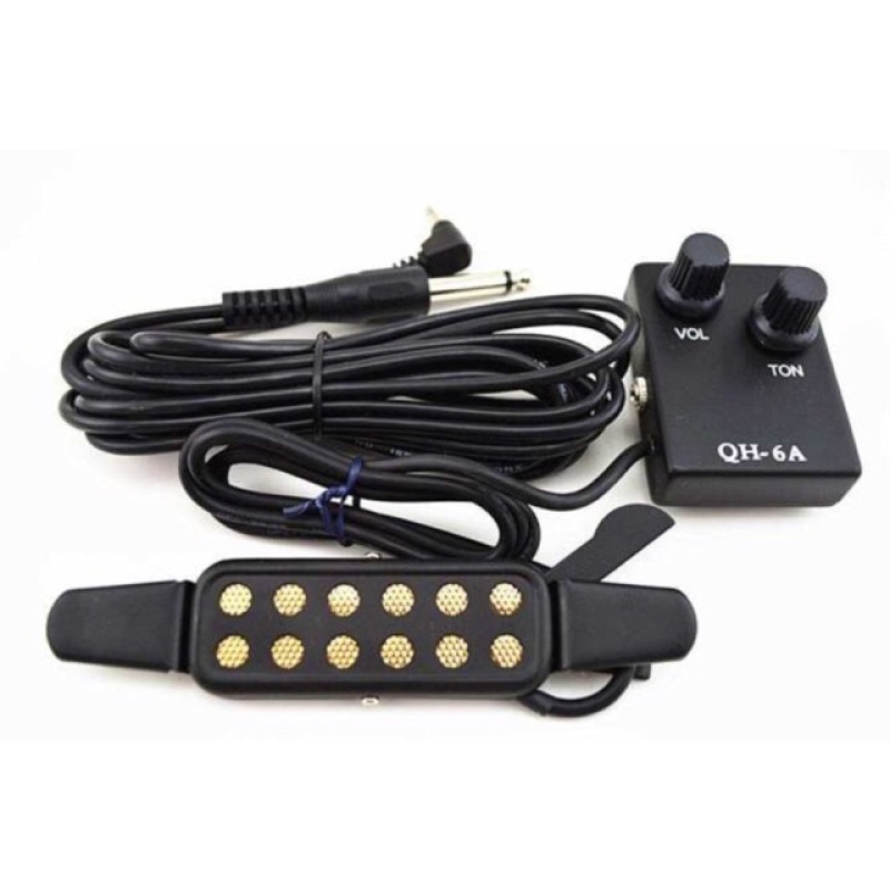 Pickup Đàn Acoustic Guitar QH-6A (Bộ thu âm Guitar)