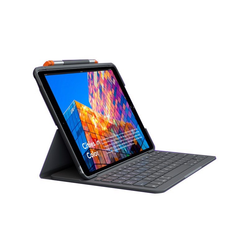 Bàn Phím Logitech RUGGED FOLIO For IPAD 7TH Gen