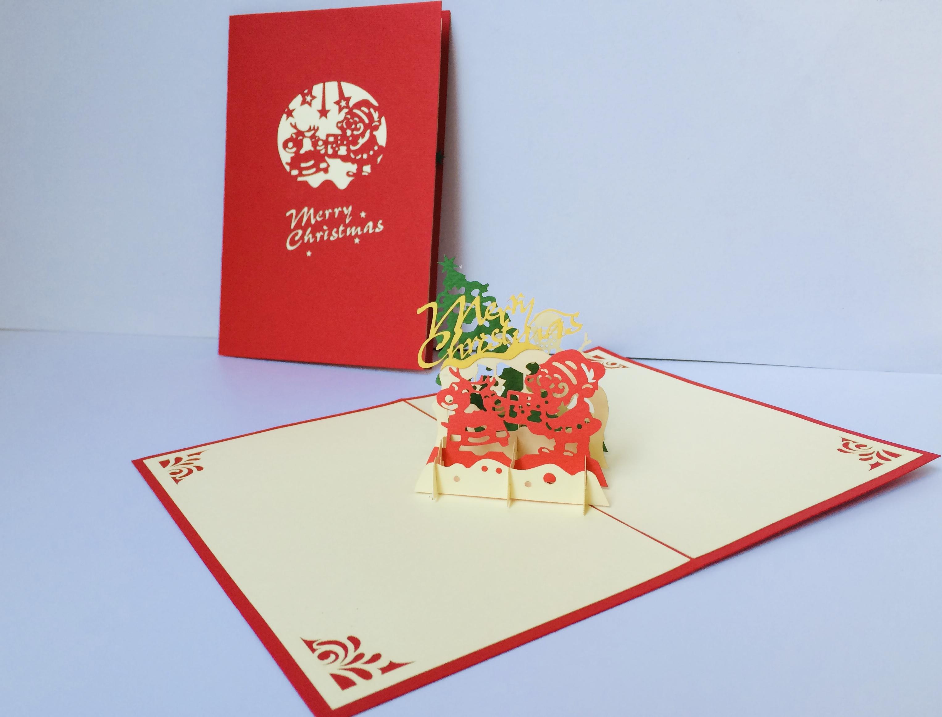 Santa 3 - Noel - 3D Card