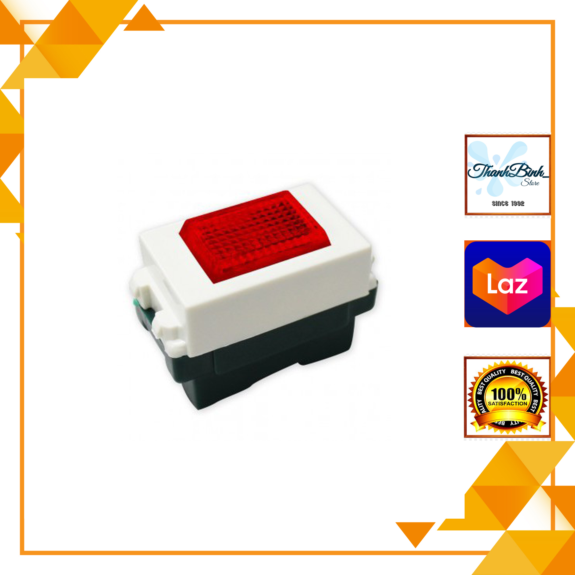 HẠT ĐÈN BẮO PANASONIC DÒNG WIDE/ HẠT ĐÈN BÁO PANA- (MÀU TRẮNG)