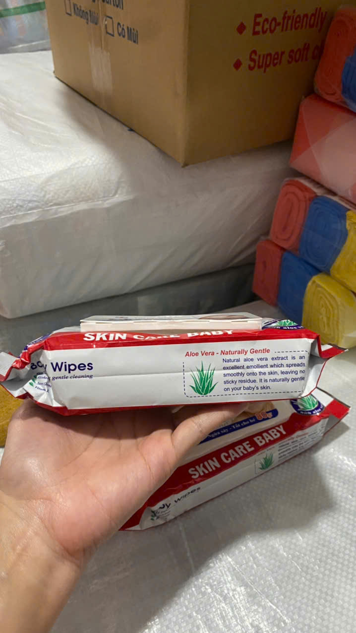 KHĂN ƯỚT BABY WIPES 80GRAM