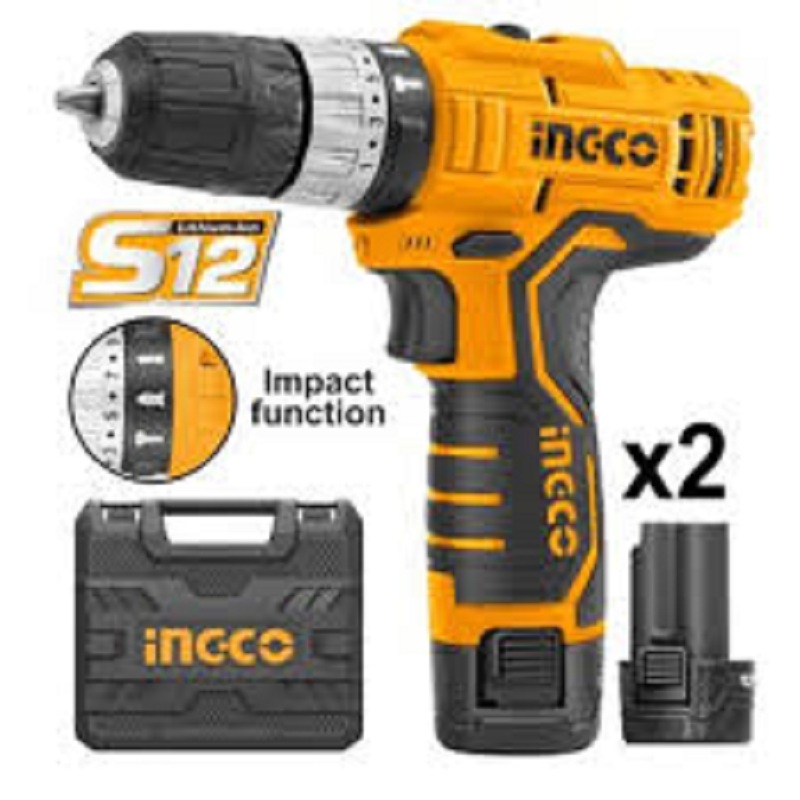 Máy khoan búa dùng pin Lithum-ion 12V-10mm Ingco CIDLI1232