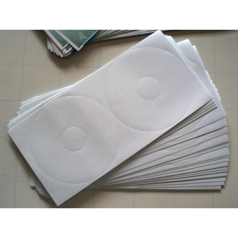 DECAL DÁN NHÃN ĐĨA XẤP 100 TỜ ( 1 TỜ DÁN 2 ĐĨA)