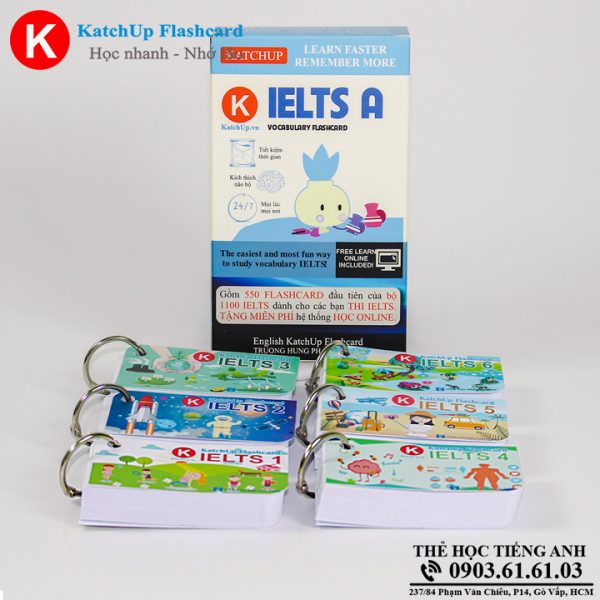 [HCM] Bộ Flashcard Tiếng Anh IELTS A – 3 loại giấy